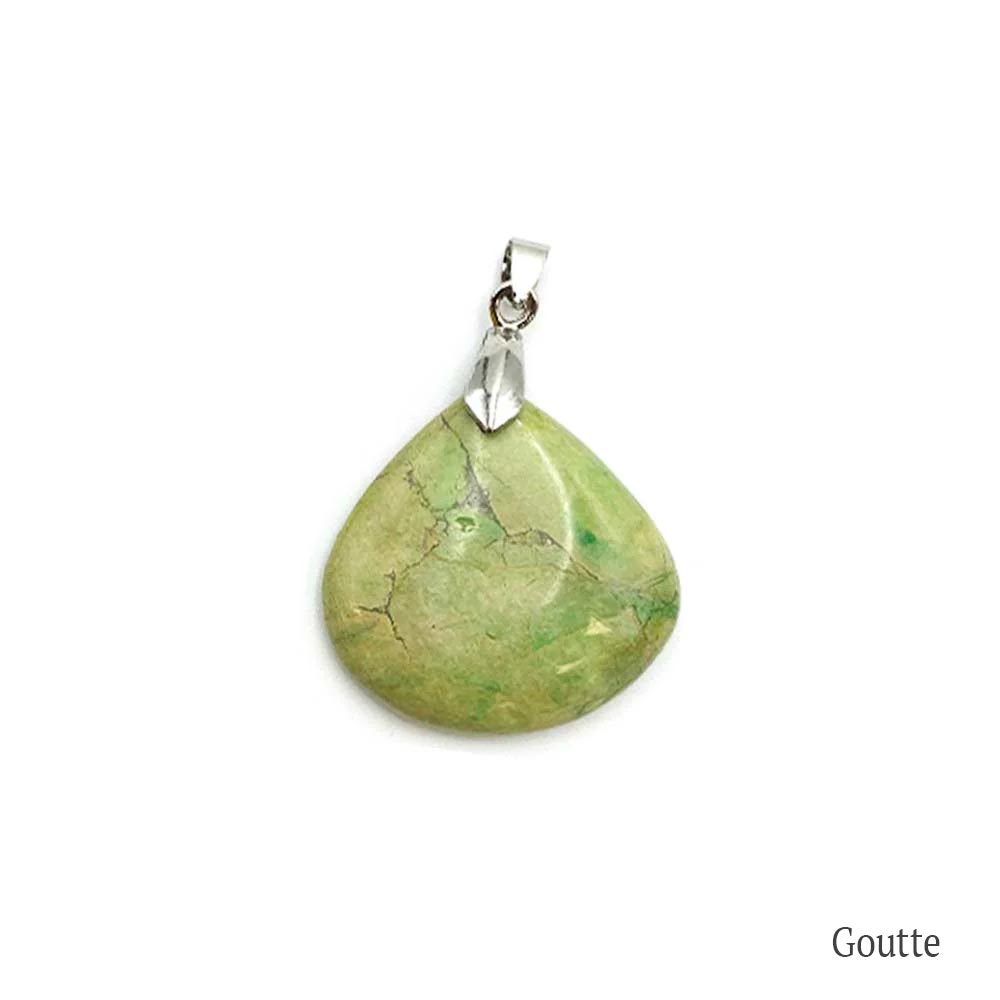 Pendentif Serpentine - Lizardite