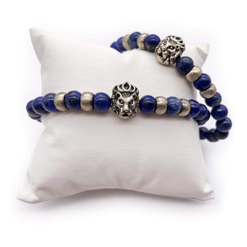Bracelet Lapis-Lazuli - Lion