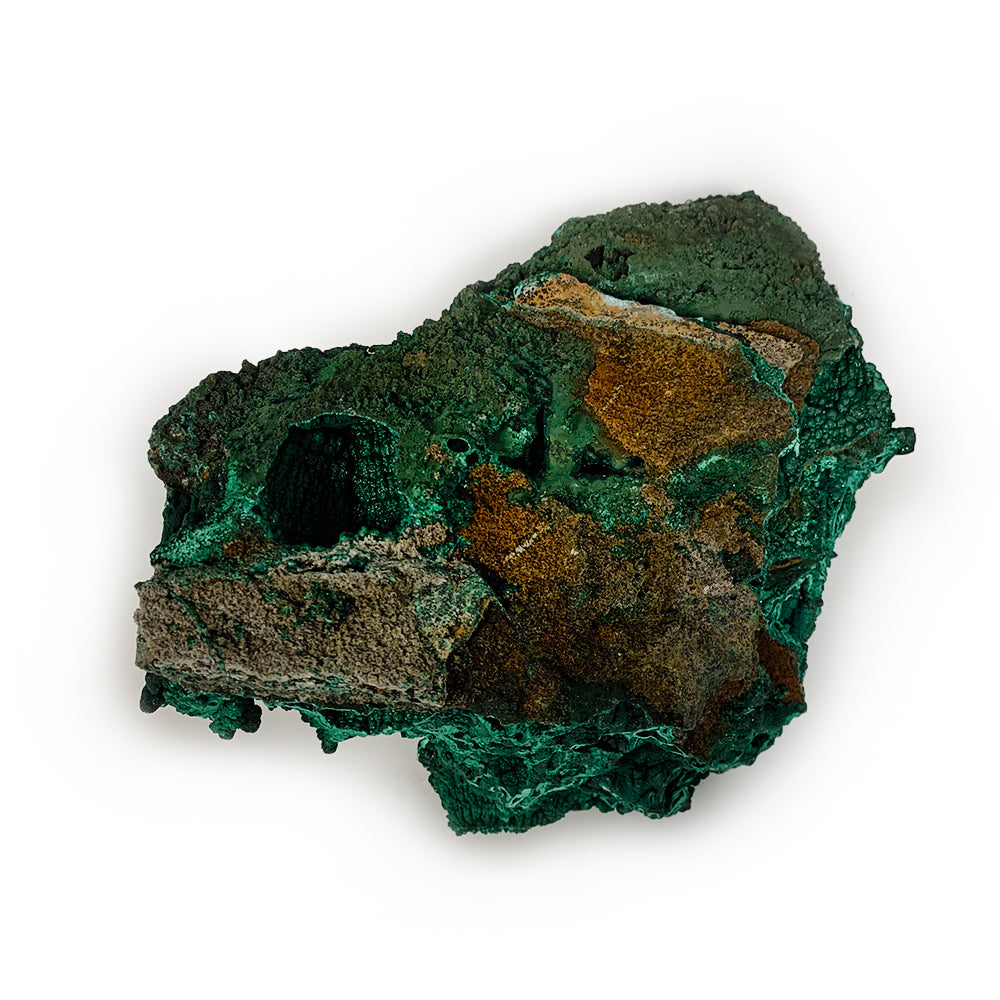 Malachite - Stalactite Brut - 13 cm