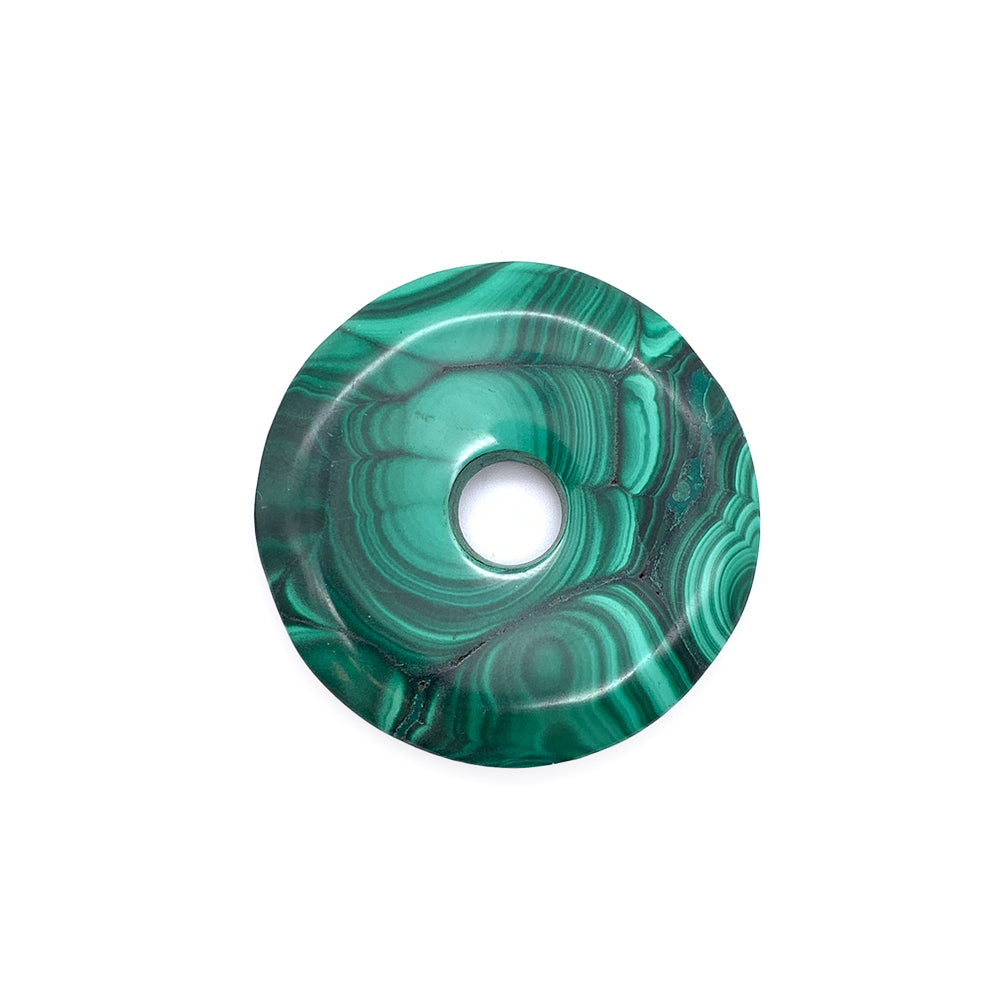 Pendentif Malachite - Donuts - 3 ou 4 cm