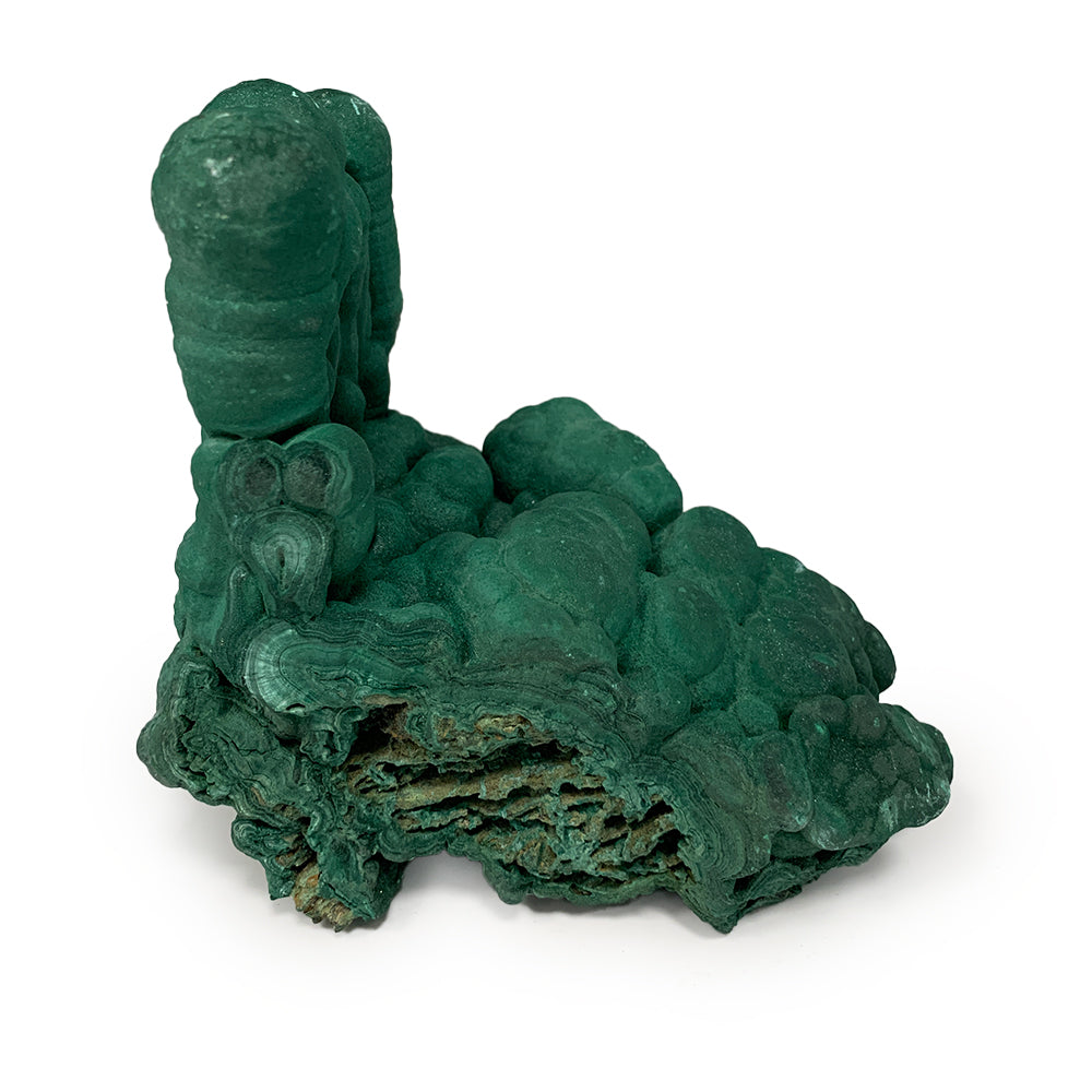 Malachite - Stalactite Brut - 13,5 cm