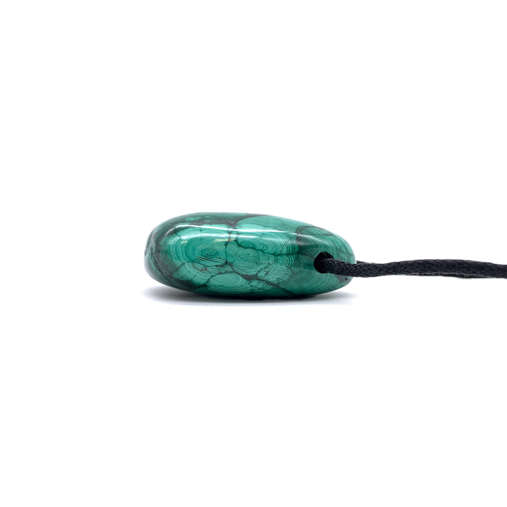 Pendentif Malachite - Perlite