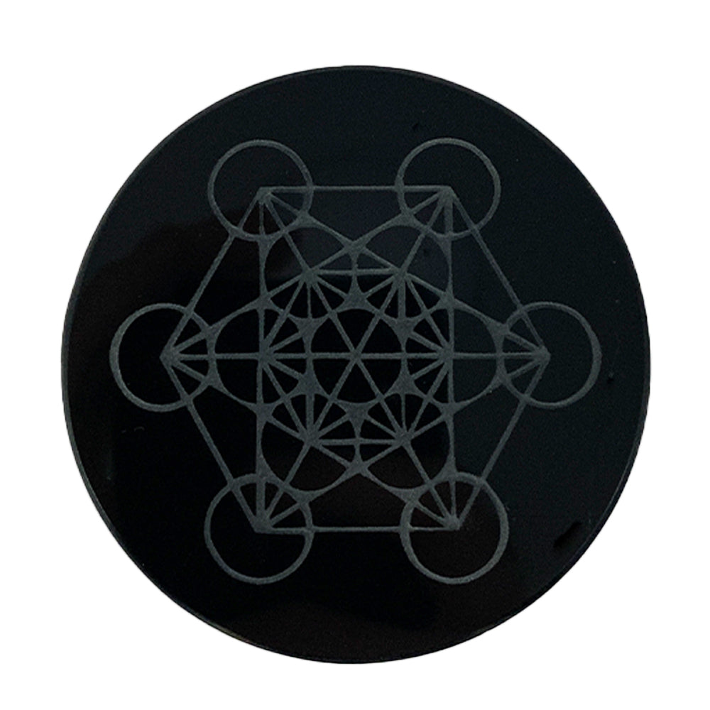 Support Métatron en Obsidienne Noire - 7 cm / 15 cm / 20 cm