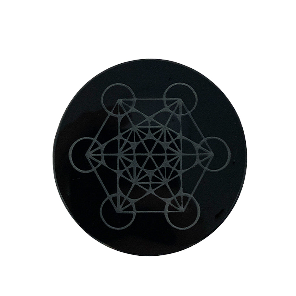 Support Métatron en Obsidienne Noire - 7 cm / 15 cm / 20 cm
