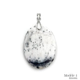 Pendentif Merlinite : Agate / Opale Dendritique