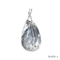 Pendentif Merlinite : Agate / Opale Dendritique