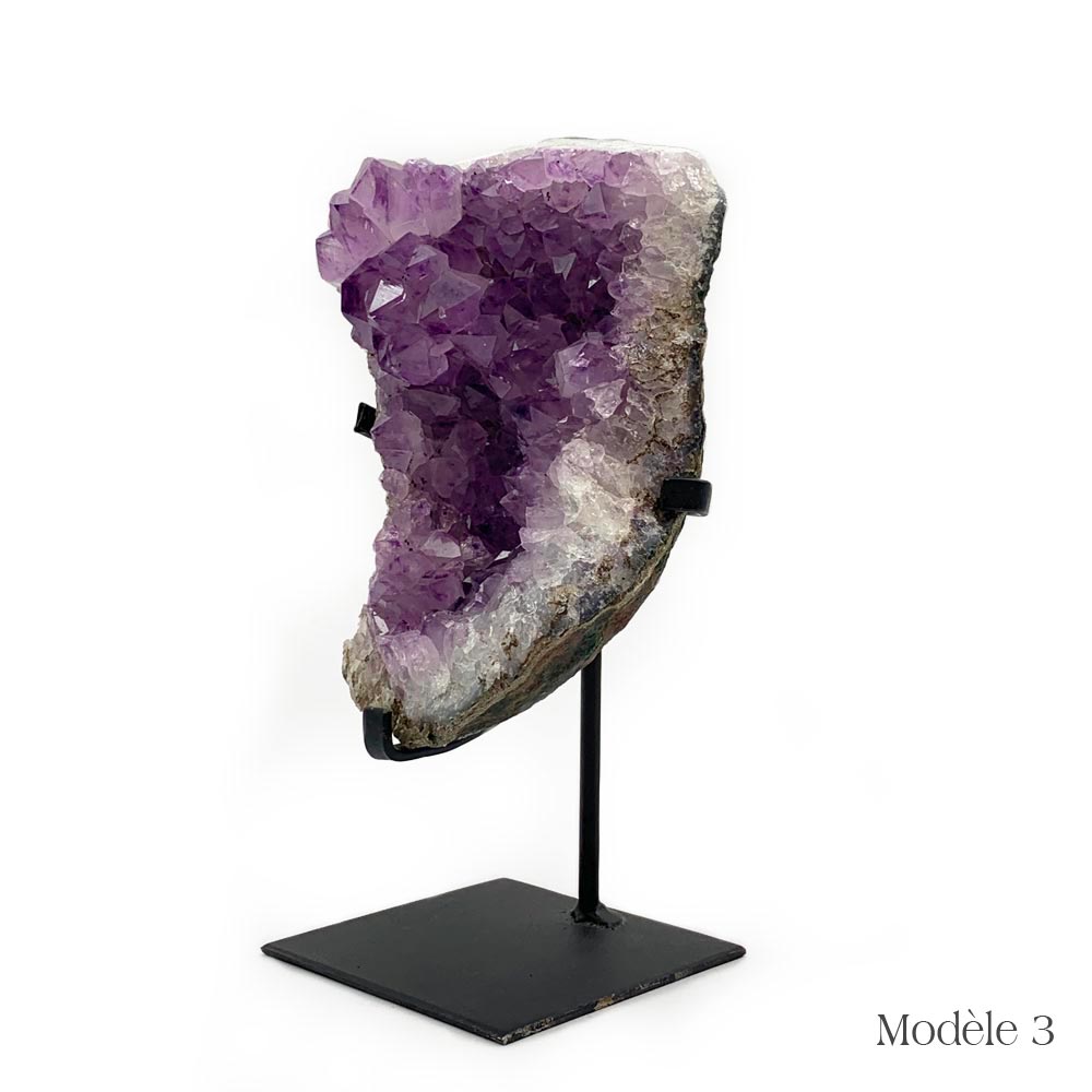 Druse d'Améthyste sur Socle