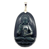 Pendentif Bouddha en Obsidienne Oeil Céleste