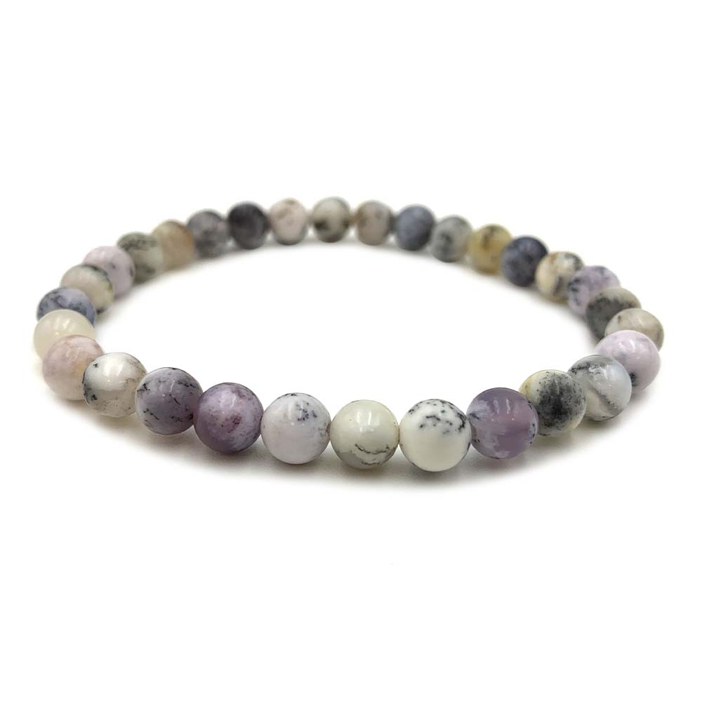 Bracelet Merlinite - Agate / Opale Dendritique