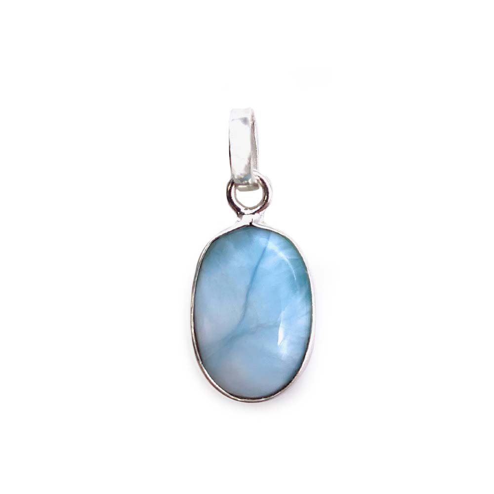 Pendentif Larimar en Argent