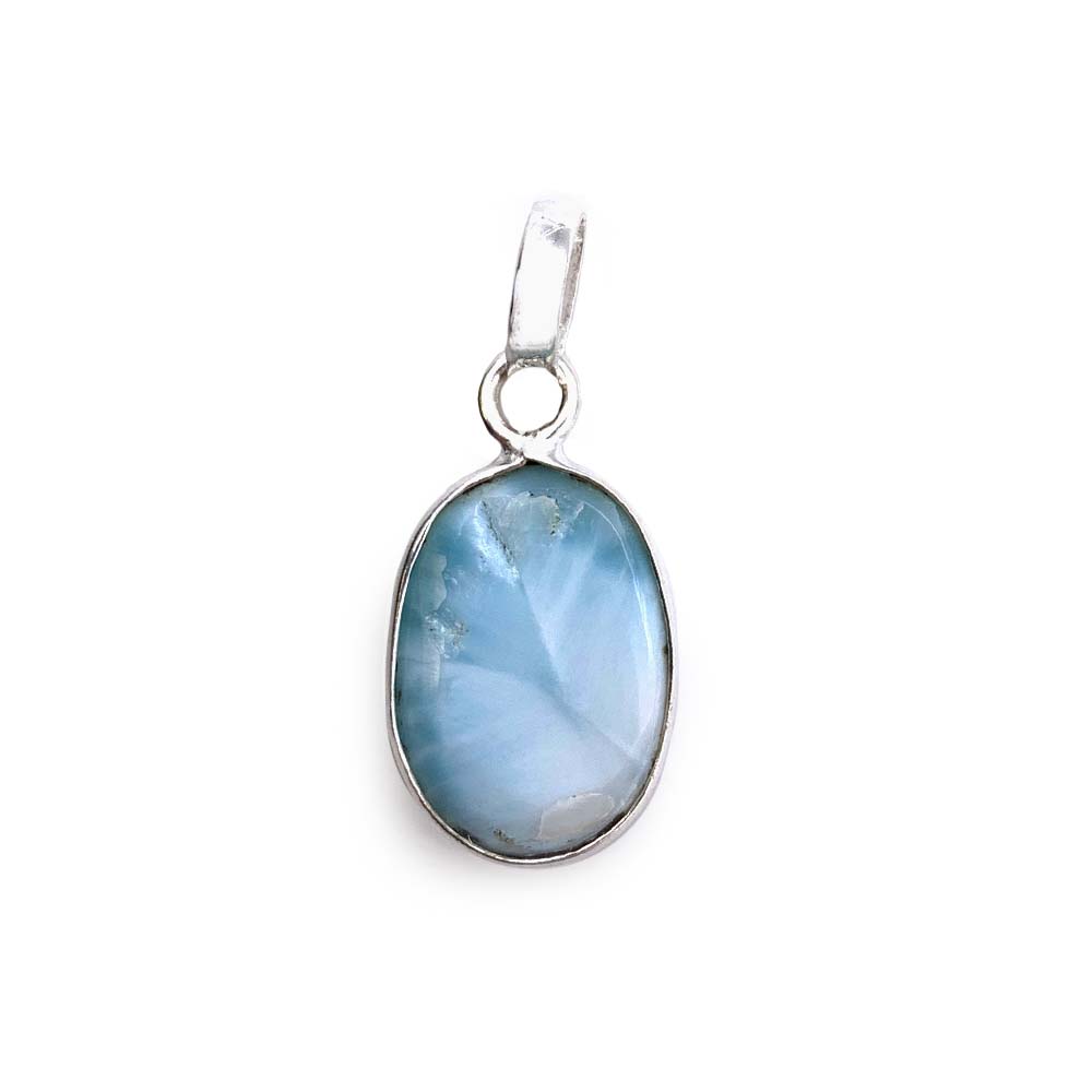 Pendentif Larimar en Argent