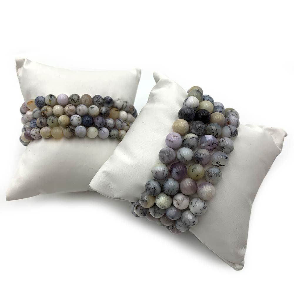 Bracelet Merlinite - Agate / Opale Dendritique