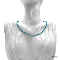 Collier de Perles Facettées en Apatite