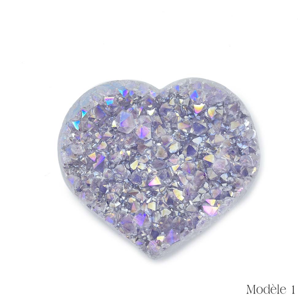 Coeur en Aqua Aura