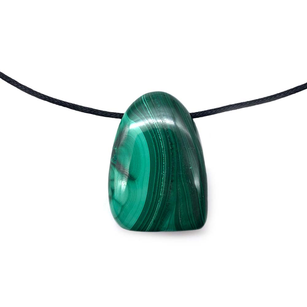 Pendentif Malachite - Perlite