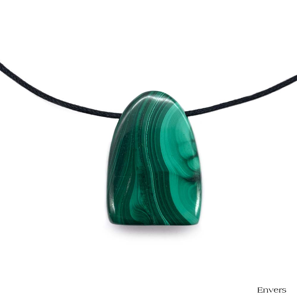 Pendentif Malachite - Perlite