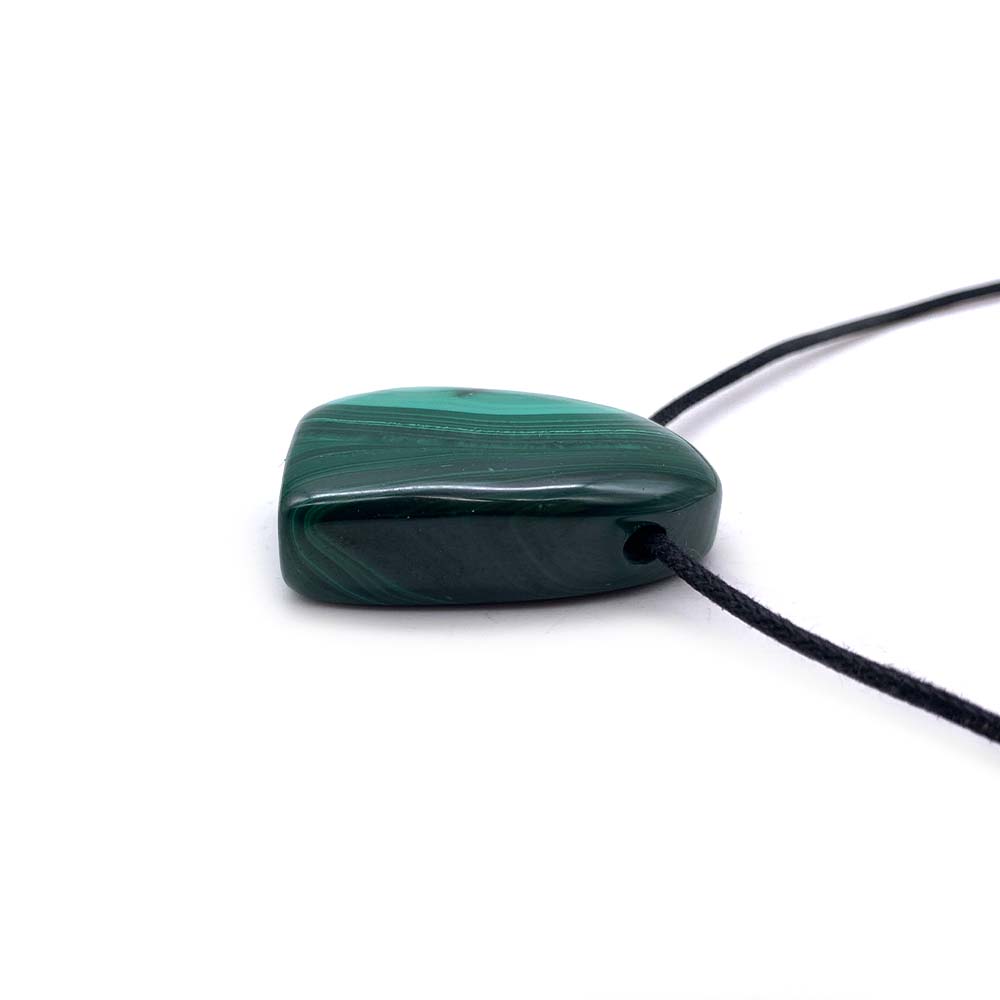 Pendentif Malachite - Perlite