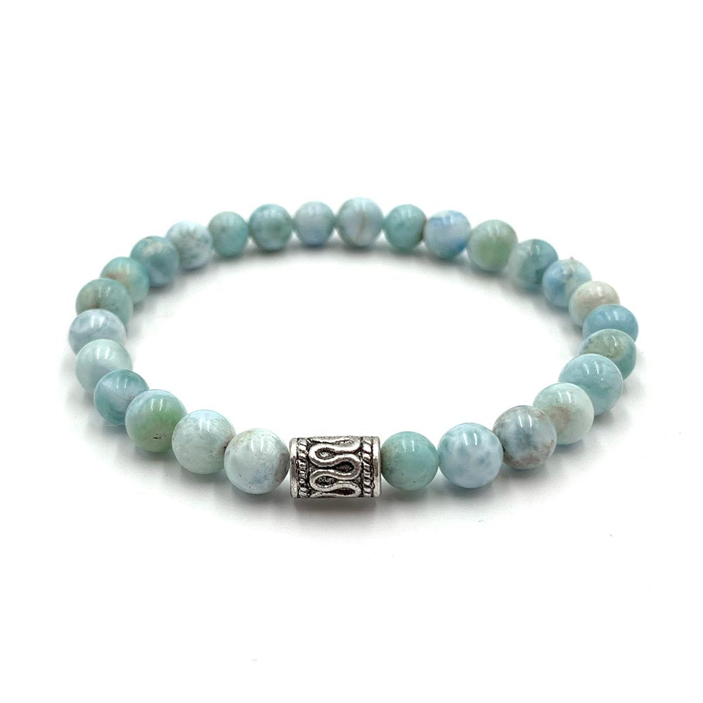 Bracelet Larimar – Trésor Bleu de République Dominicaine