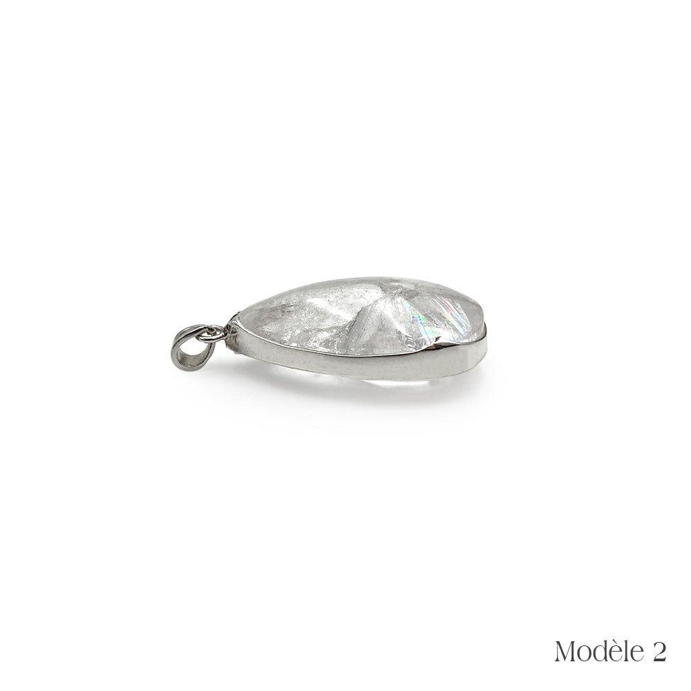 Pendentif "Quartz In" en Argent