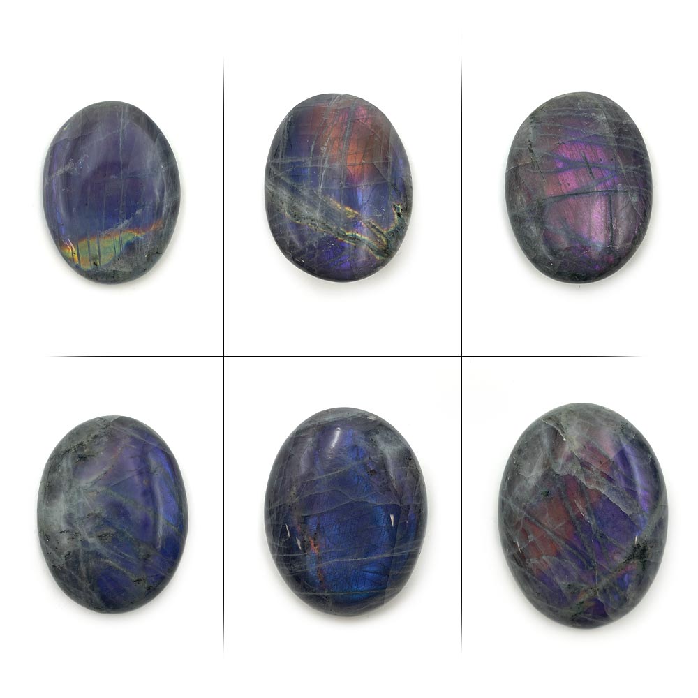 Labradorite Violette / Rose - Galet