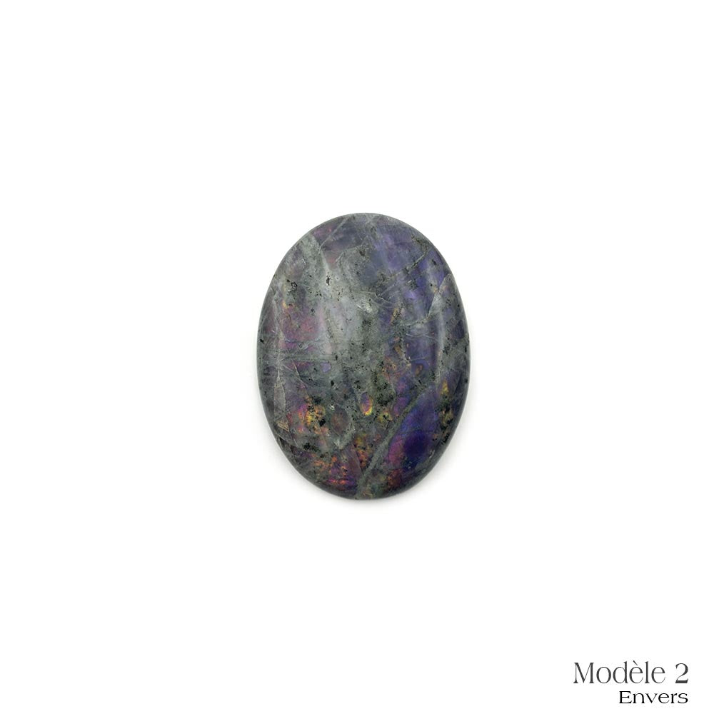 Labradorite Violette / Rose - Galet