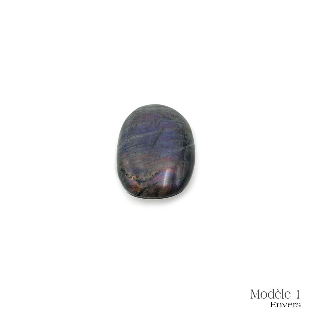 Labradorite Violette / Rose Forme Libre de Qualité Extra
