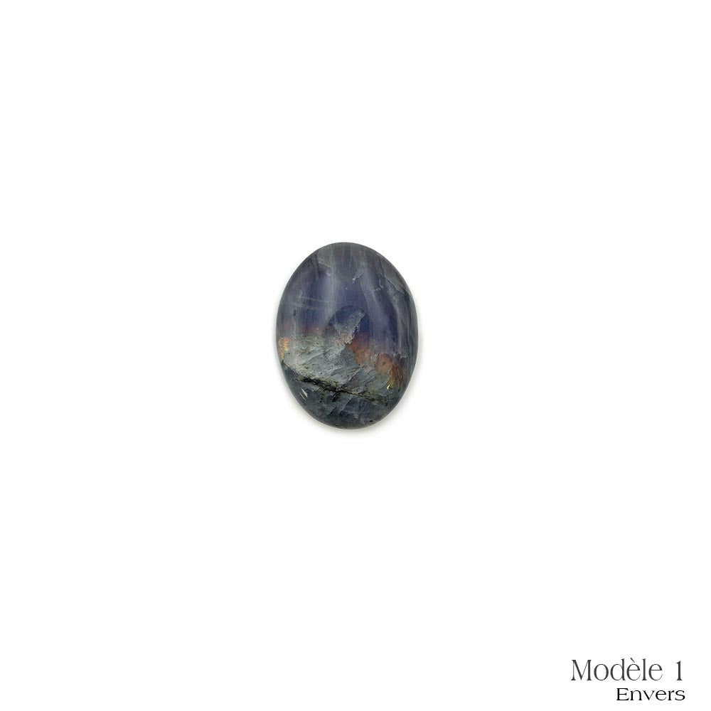 Labradorite Violette / Rose - Galet