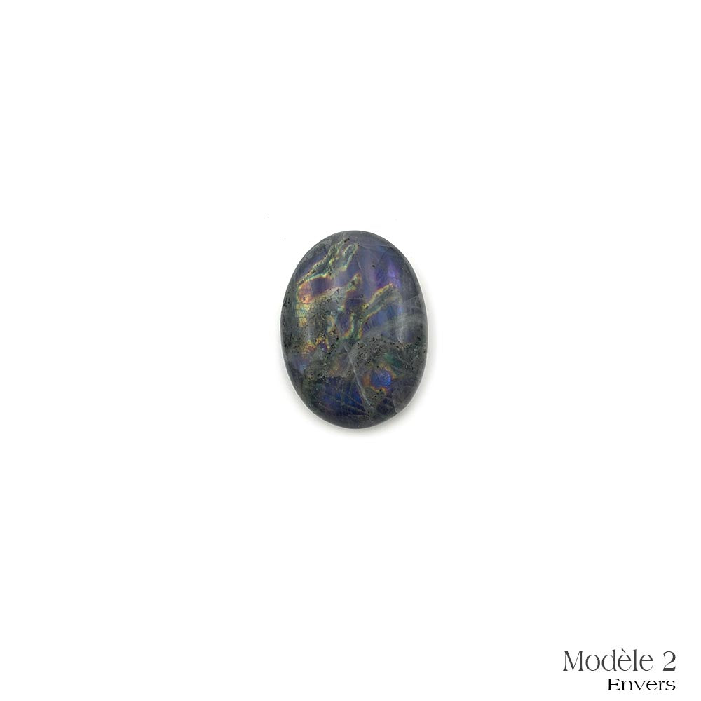Labradorite Violette / Rose - Galet