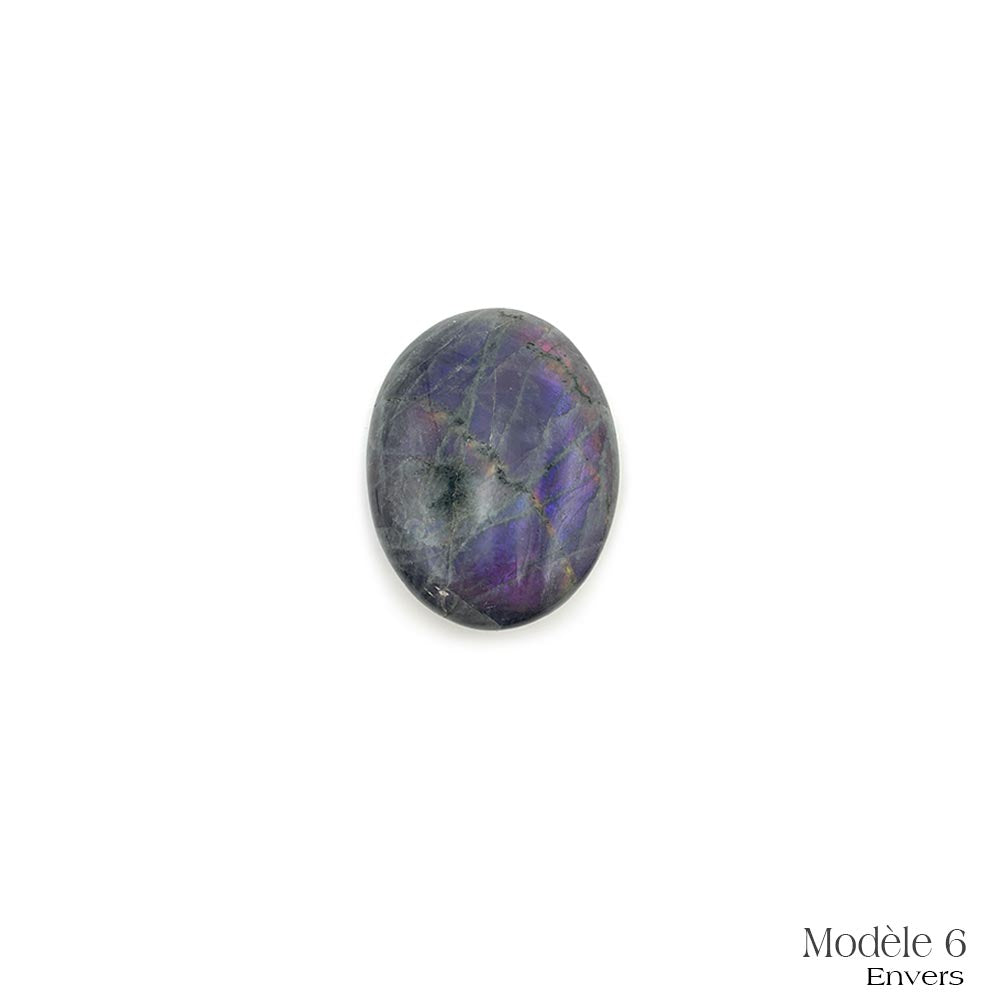 Labradorite Violette / Rose - Galet
