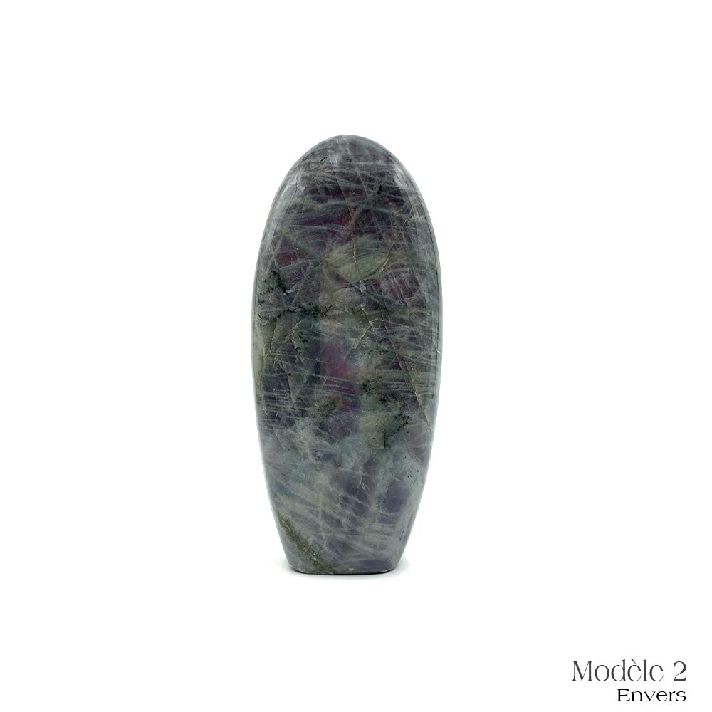 Labradorite Violette / Rose Forme Libre de Qualité Extra