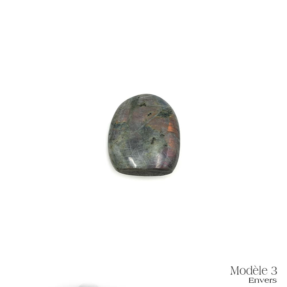 Labradorite Violette / Rose Forme Libre de Qualité Extra