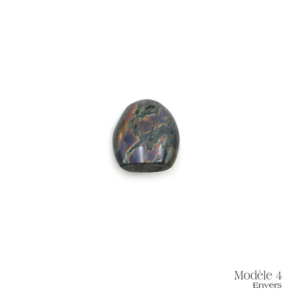 Labradorite Violette / Rose Forme Libre de Qualité Extra