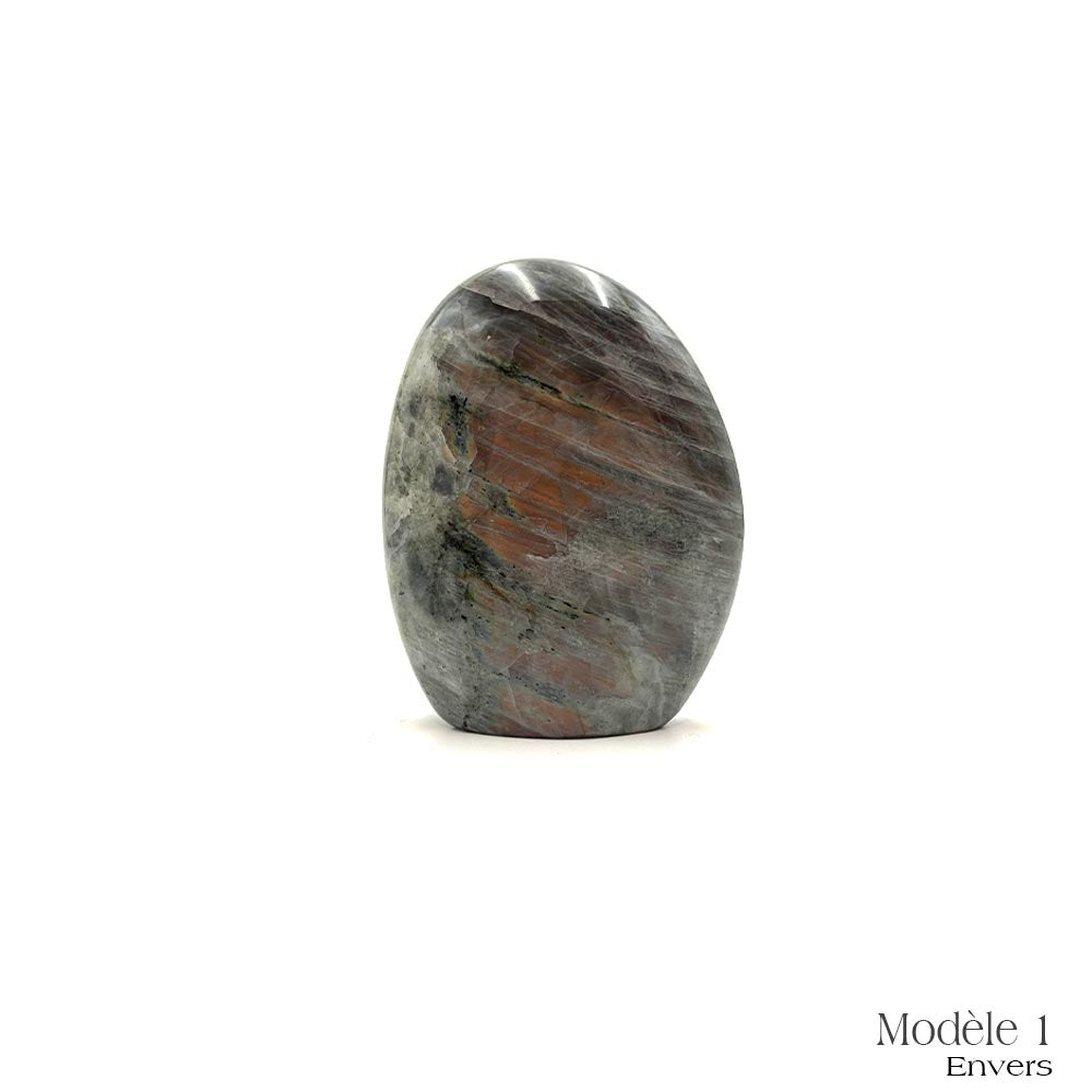 Labradorite Violette / Rose Forme Libre de Qualité Extra