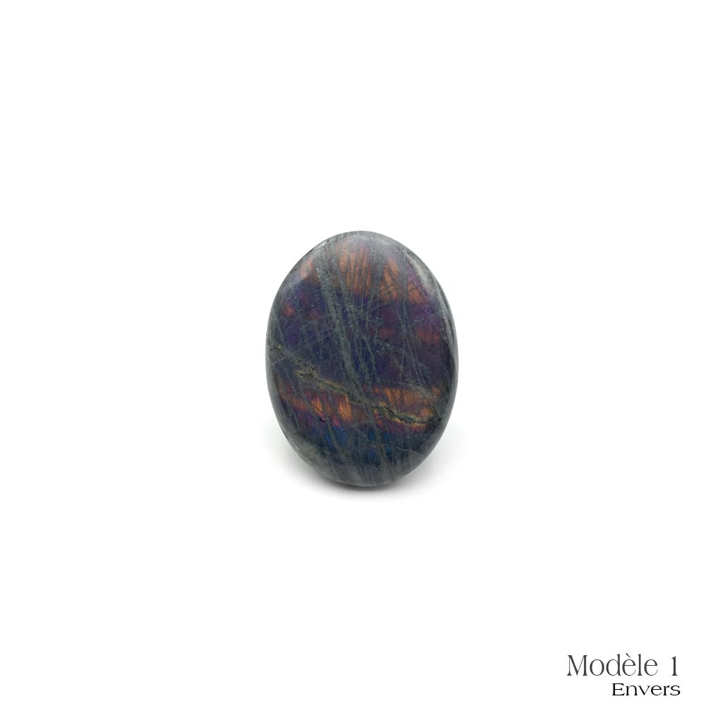 Labradorite Violette / Rose - Galet