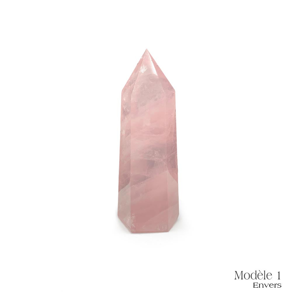 Obélisque en Quartz Rose