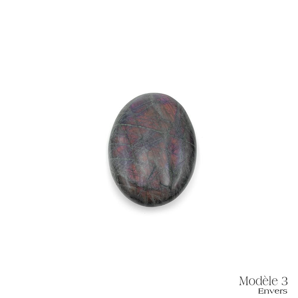 Labradorite Violette / Rose - Galet