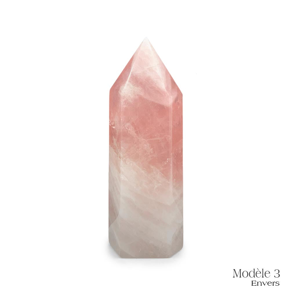 Obélisque en Quartz Rose