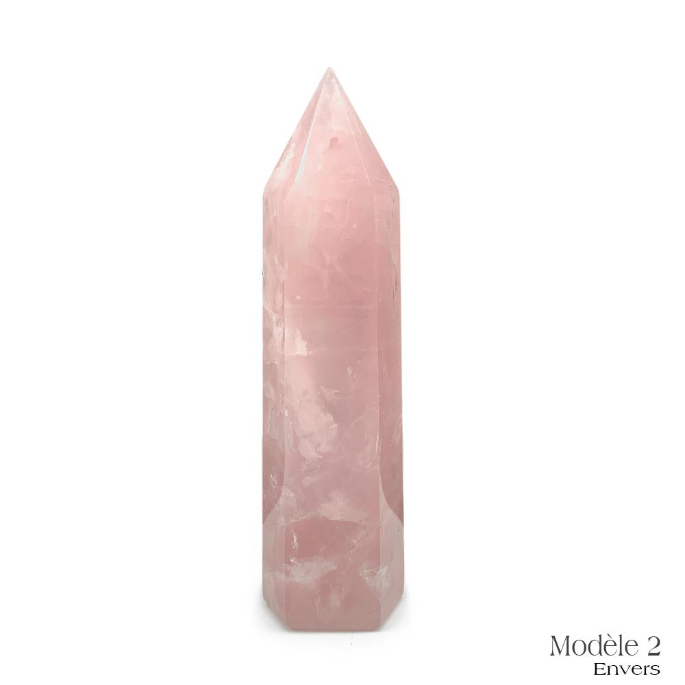 Obélisque en Quartz Rose