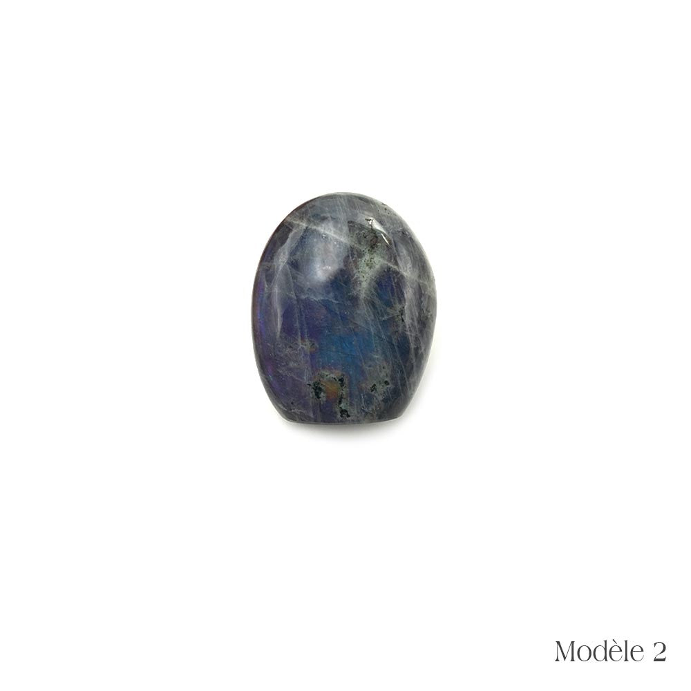 Labradorite Violette / Rose Forme Libre de Qualité Extra