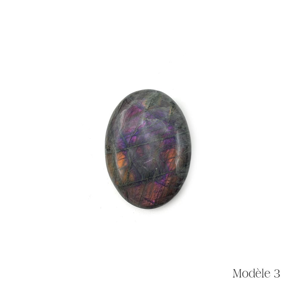 Labradorite Violette / Rose - Galet