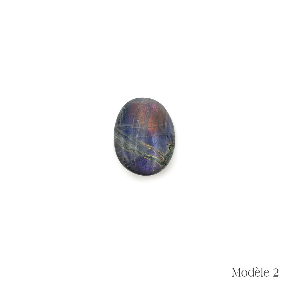 Labradorite Violette / Rose - Galet