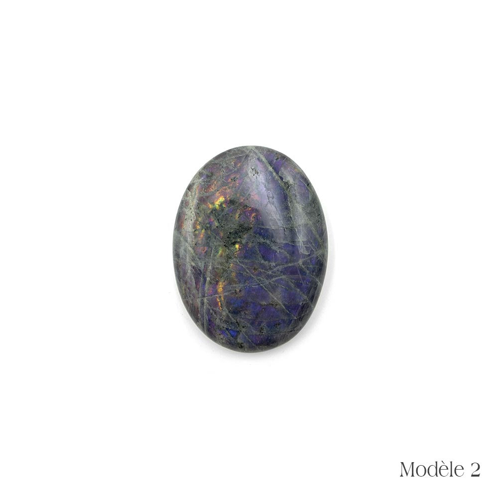 Labradorite Violette / Rose - Galet