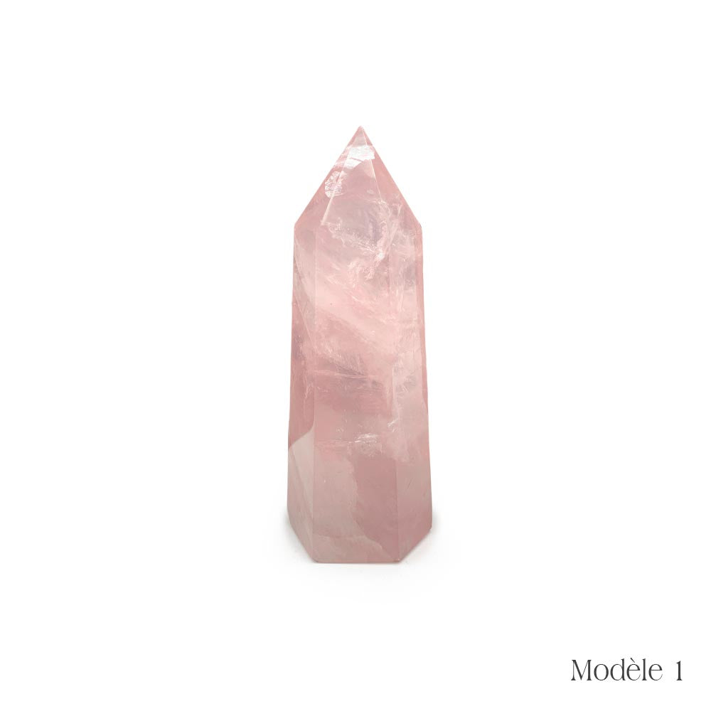 Obélisque en Quartz Rose