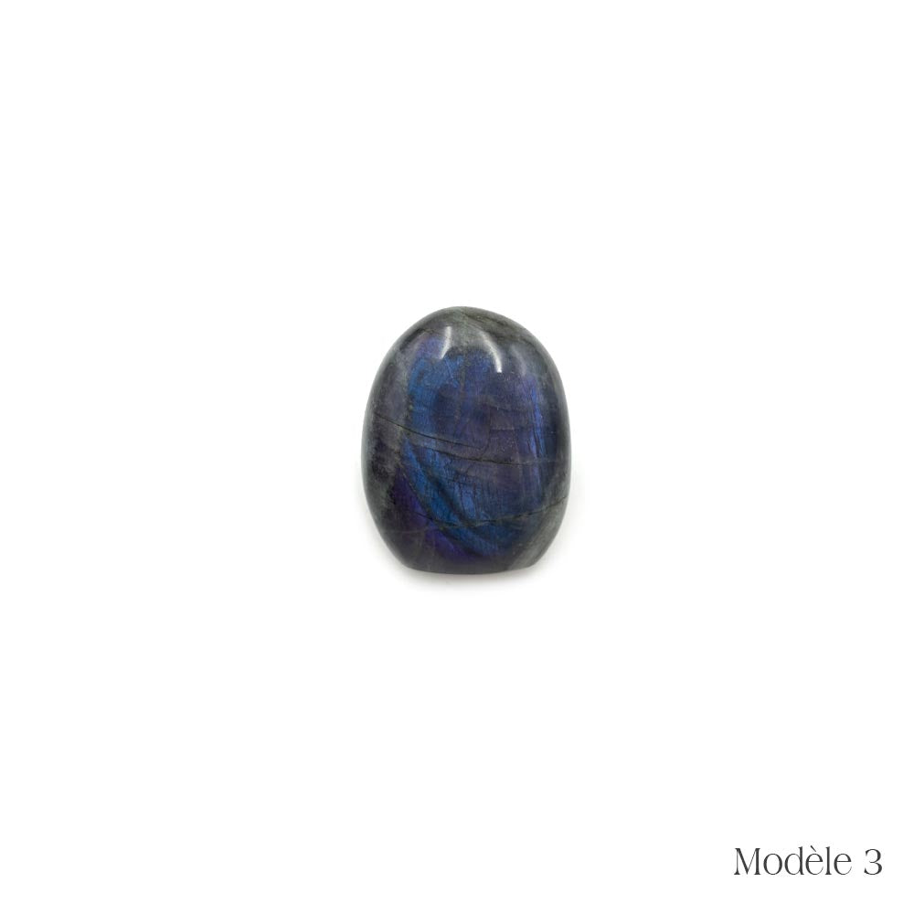 Labradorite Violette / Rose Forme Libre de Qualité Extra
