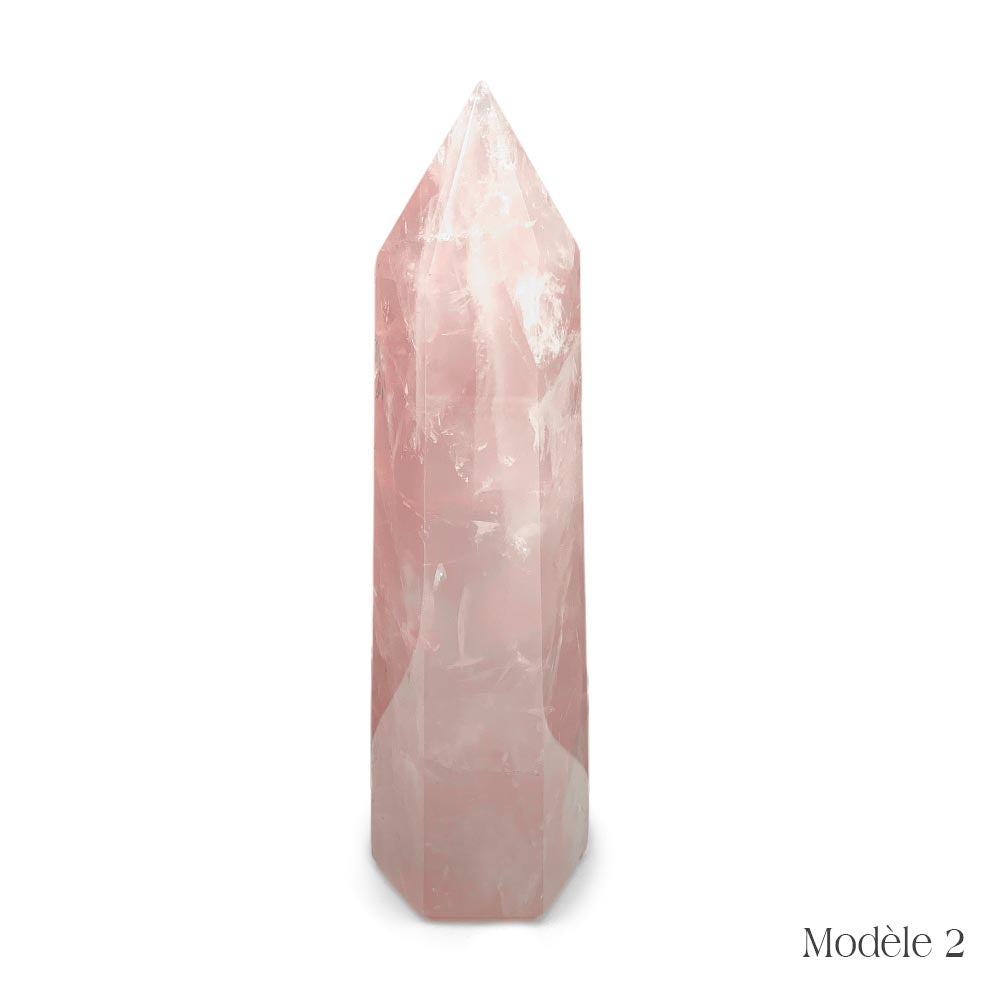 Obélisque en Quartz Rose