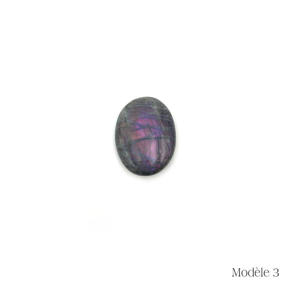 Labradorite Violette / Rose - Galet
