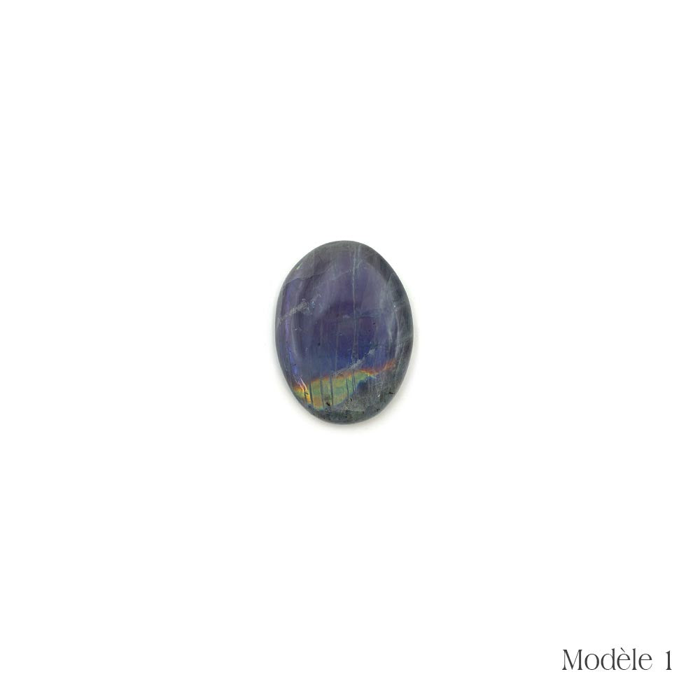 Labradorite Violette / Rose - Galet