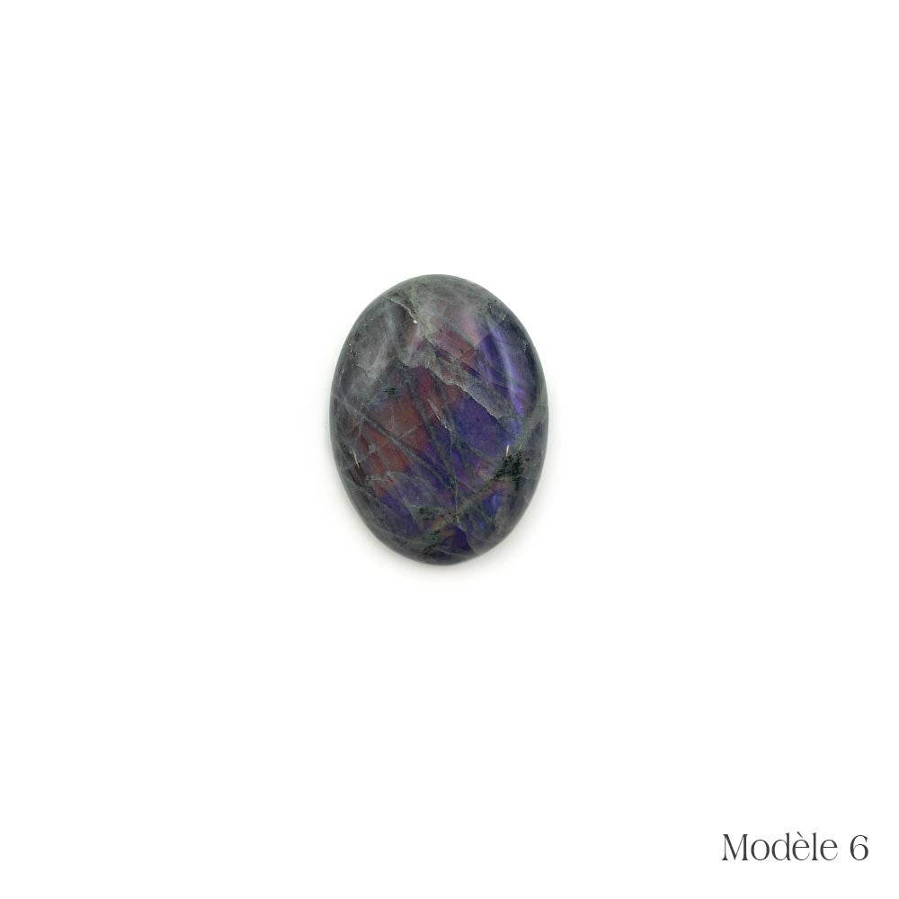 Labradorite Violette / Rose - Galet