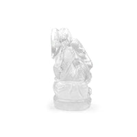 Statue Ganesh taillée à la main en Cristal de Roche - 6 cm