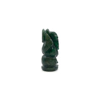 Statue Ganesh taillée à la main en Aventurine Verte - 4,5 cm